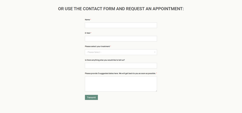 Dentist Office One-Pager, Elementor Template